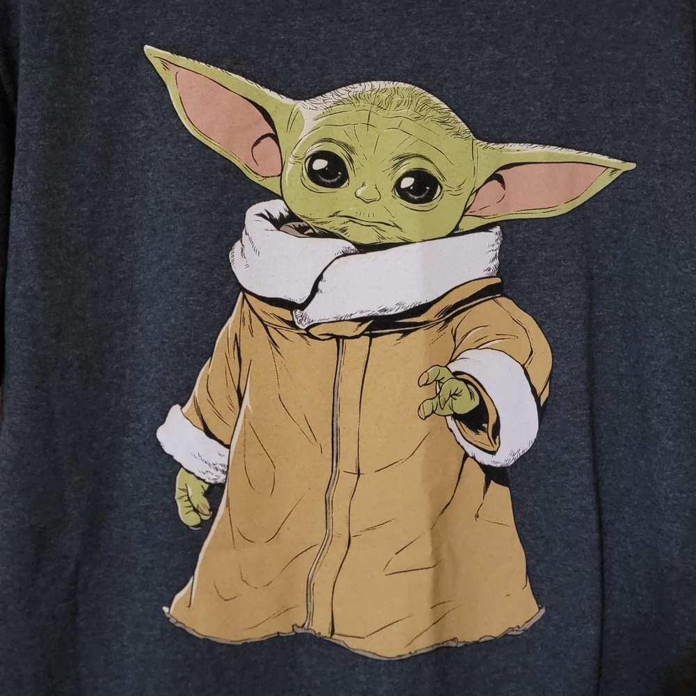 Baby Yoda T-shirt Size L - Star Wars The Mandalorian - Picture 3 of 4